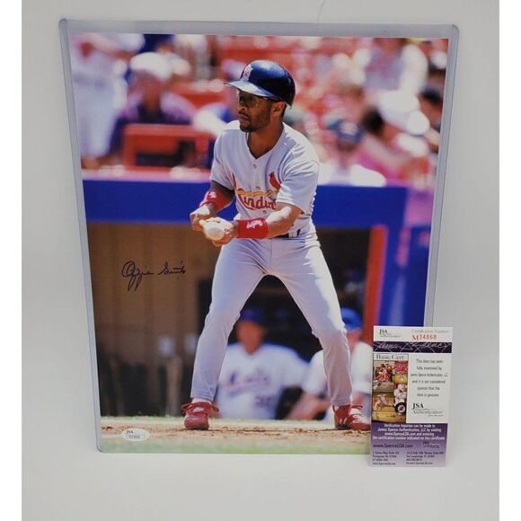 Ozzie Smith Signed Photo 11X14 St Louis Cardinals JSA COA - Picture 1 of 5